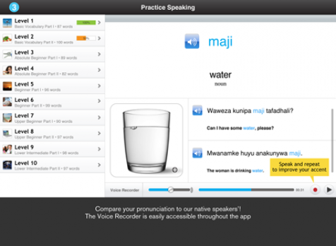Screenshot 4 - WordPower Lite for iPad - Swahili   
